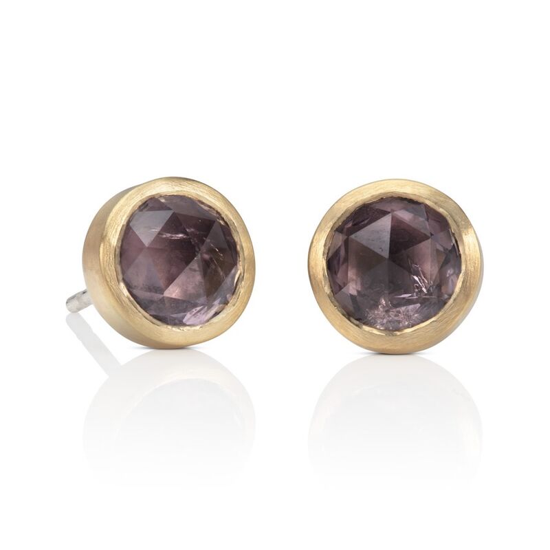 Grey spinel studs by Naomi Tracz - product images