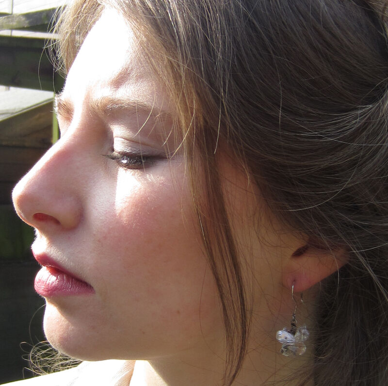Cristalline Crystal and Keshi Pearls Earrings by Catherine Marche - product images  of 