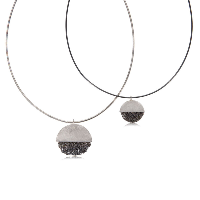 MidKNITe 32 pendant, gold vermeil by Danny Ries - product images  of 