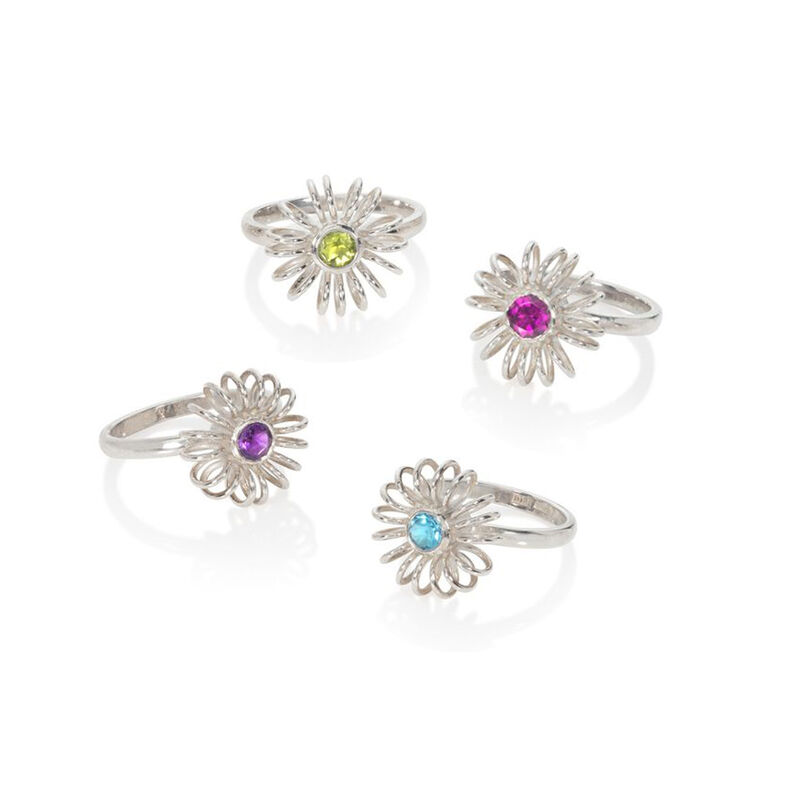Winter ring silver with peridot by Danny Ries - product images  of 