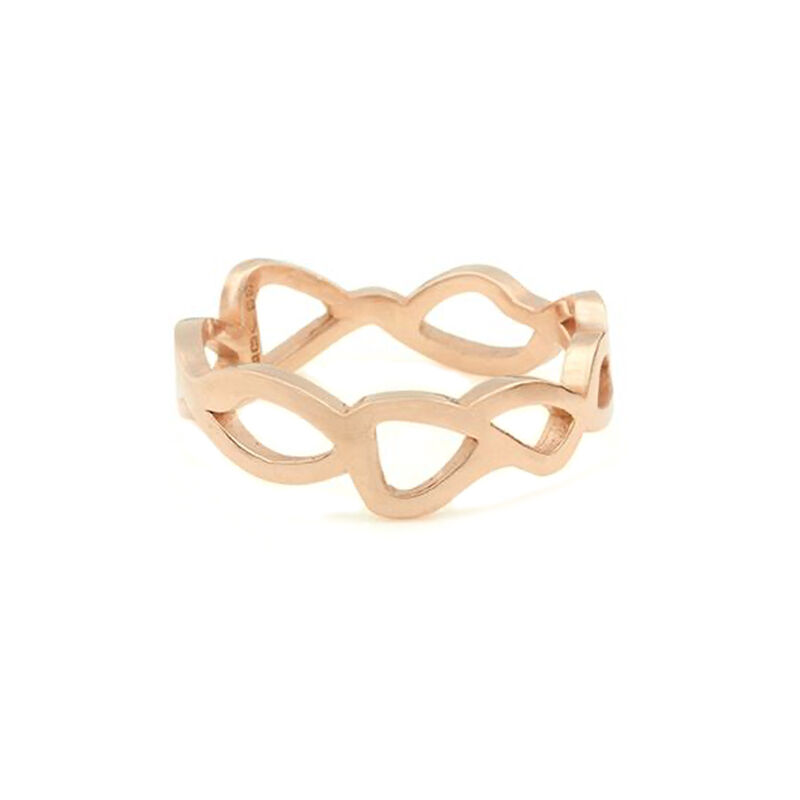 Slim Embroidery ring rose gold by Danny Ries - product images  of 