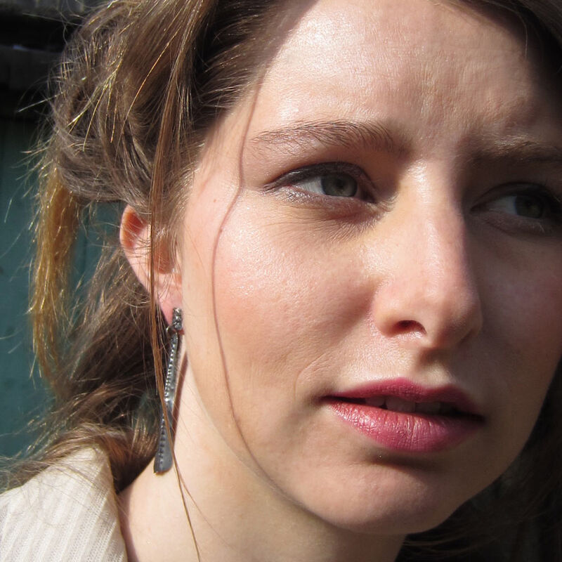 Oxidised Silver Earrings by Catherine Marche - product images  of 