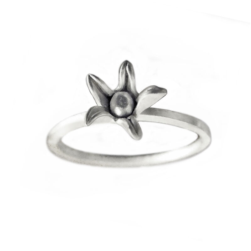 Star flower silver Ring by Catherine Marche  - product images  of 