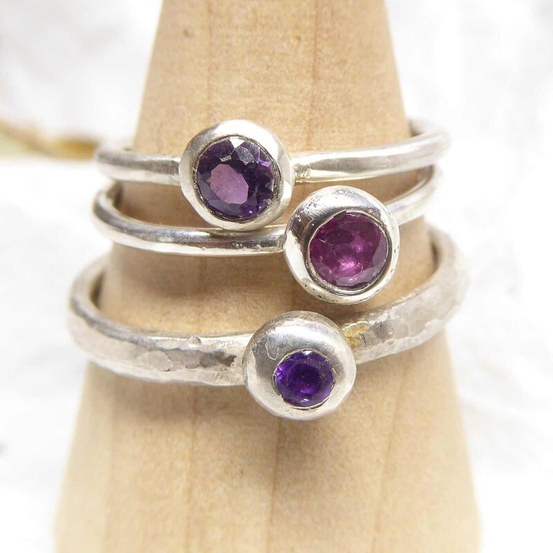 Amethyst Cutie Ring by Catherine Marche Size I - product images  of 