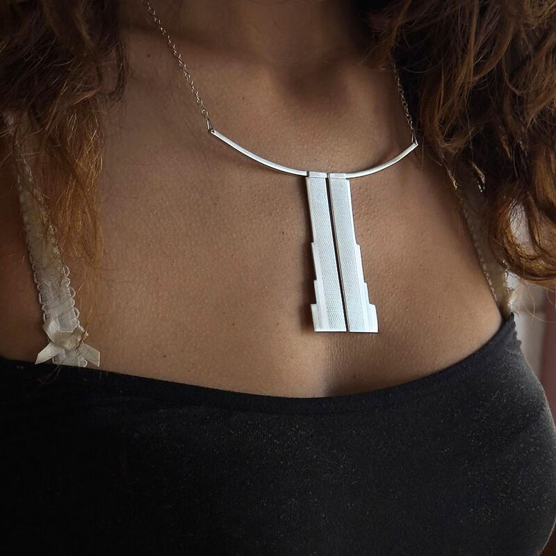 Deco doors necklace silver by tJL - product images  of 