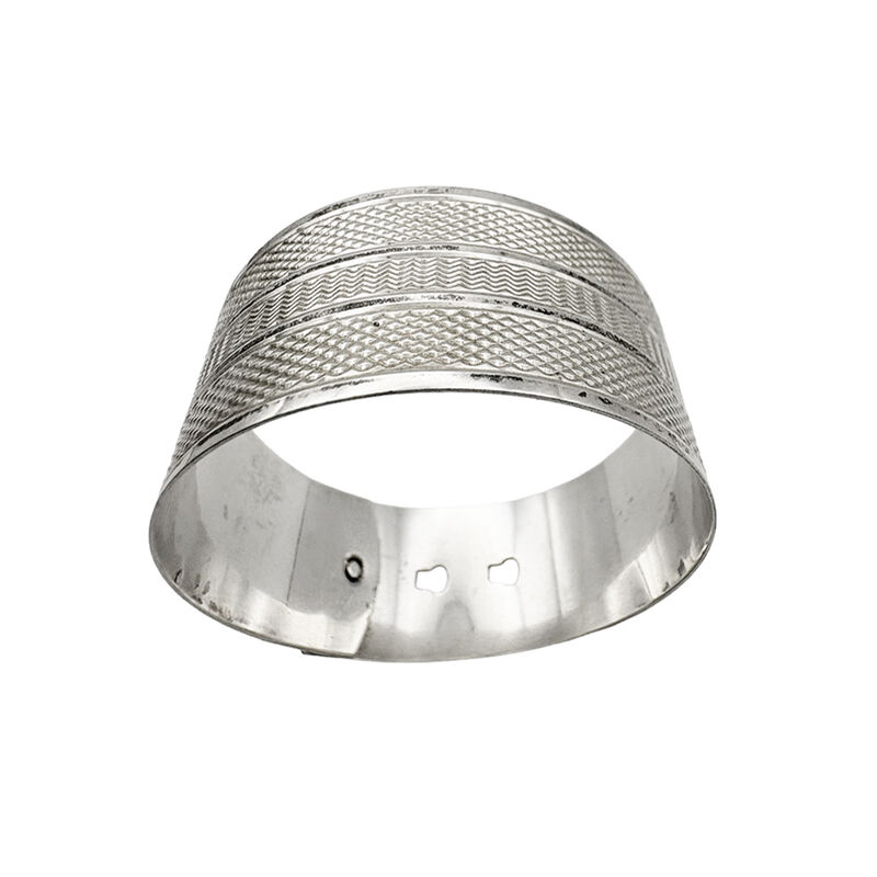 Silver bracelet - Repurposed napkin ring 7 by tJL - product images  of 
