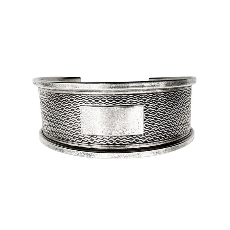 Silver bracelet - Repurposed napkin ring 10 by tJL - product images
