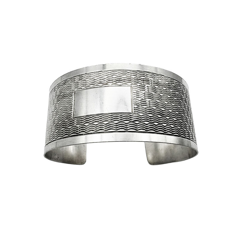 Silver bracelet - Repurposed napkin ring 12 by tJL - product images