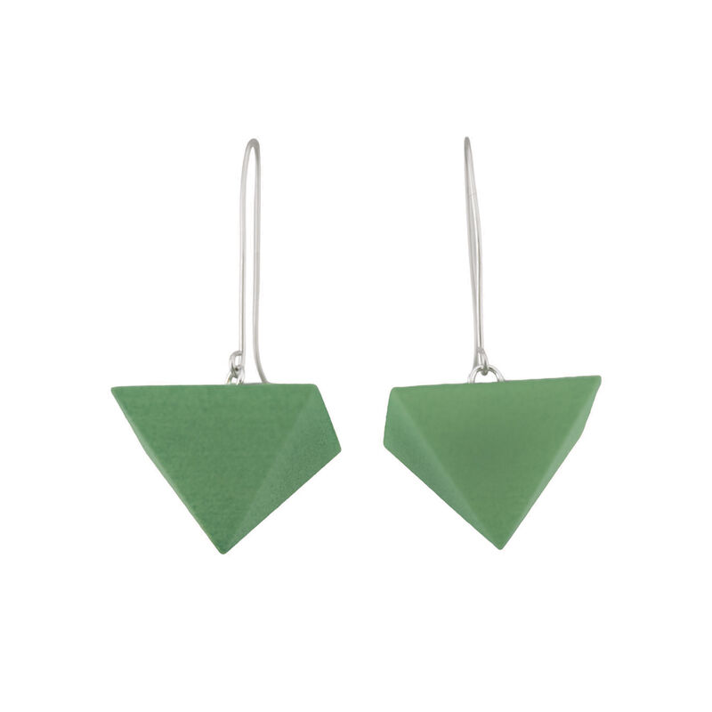 Fluorite drop earrings green by Carly Hitchens - product images