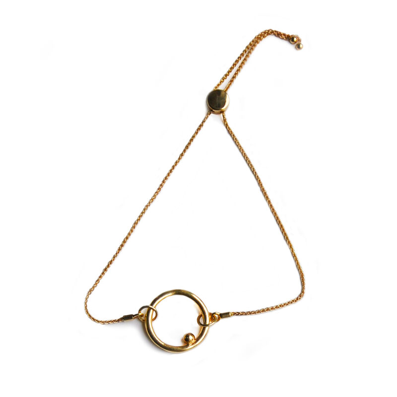 ORB adjustable circle bracelet, 9ct gold by Katerina Damilos - product images  of 
