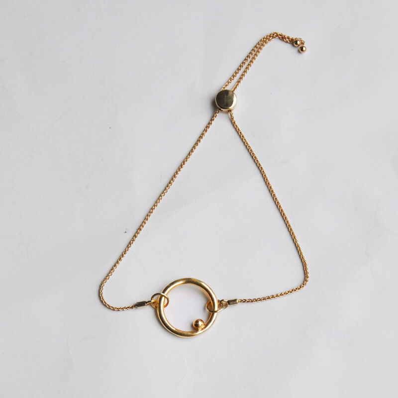 ORB adjustable circle bracelet, 9ct gold by Katerina Damilos - product images  of 