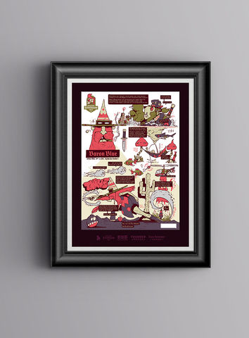 Baron,print, art, graphic art, illustration, forpe, graffiti art