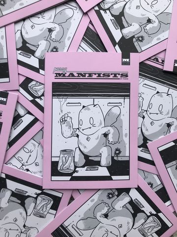Pussy,Manfists,-,A5,Printed,Mini,Comic,comic, mini-comics, forpe comics, forpe art, darrell thorpe comic