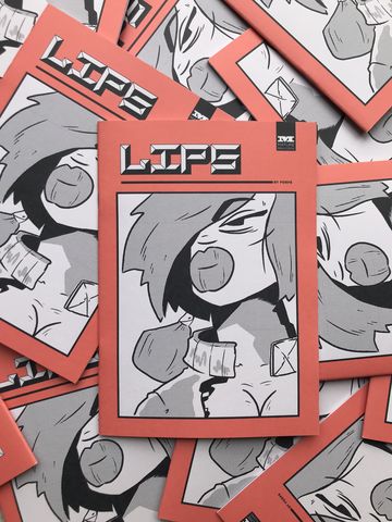 LIPs,-,Mini,Comic,A5,Printed,comic, mini-comics, forpe comics, forpe art, darrell thorpe comic