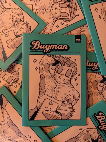 Bugman,-,Mini,Comic,A5,Printed,comic, mini-comics, forpe comics, forpe art, darrell thorpe comic