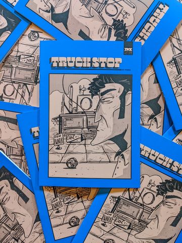 Truckstop,-,Mini,Comic,A5,Printed,comic, mini-comics, forpe comics, forpe art, darrell thorpe comic