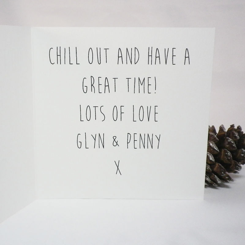 Don't get wound up santa Christmas card - product images  of 