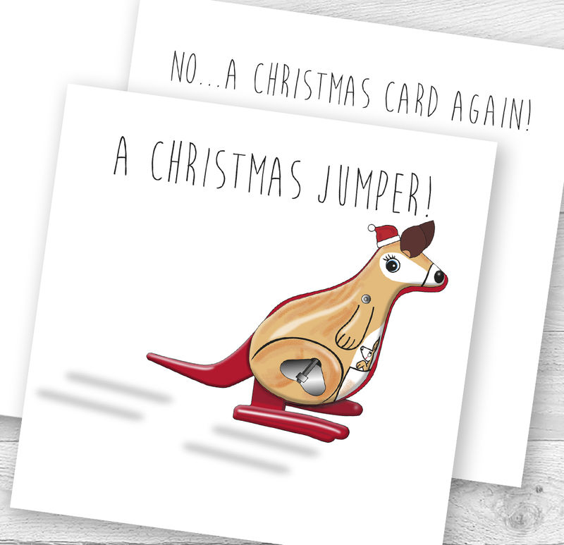 A Christmas Jumper ....No a Christmas Card Again! card - product images