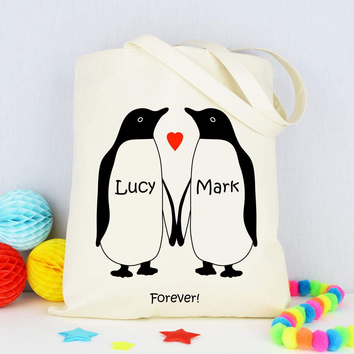 Personalised Penguin Bag