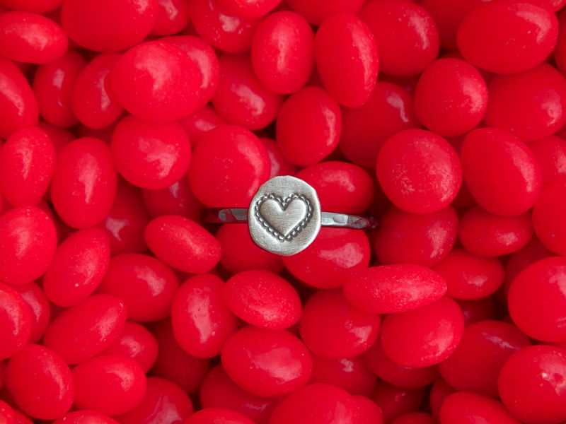 Rustic Heart Stacking Ring - product images  of 