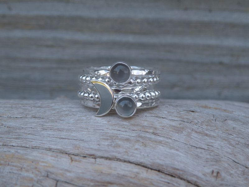 Moon Stacking Rings - product images  of 
