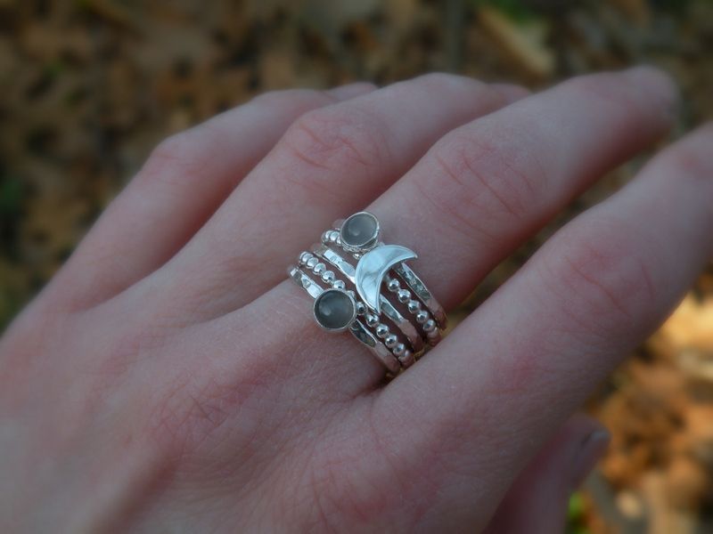 Moon Stacking Rings - product images  of 