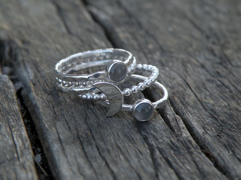 Moon Stacking Rings - product images  of 