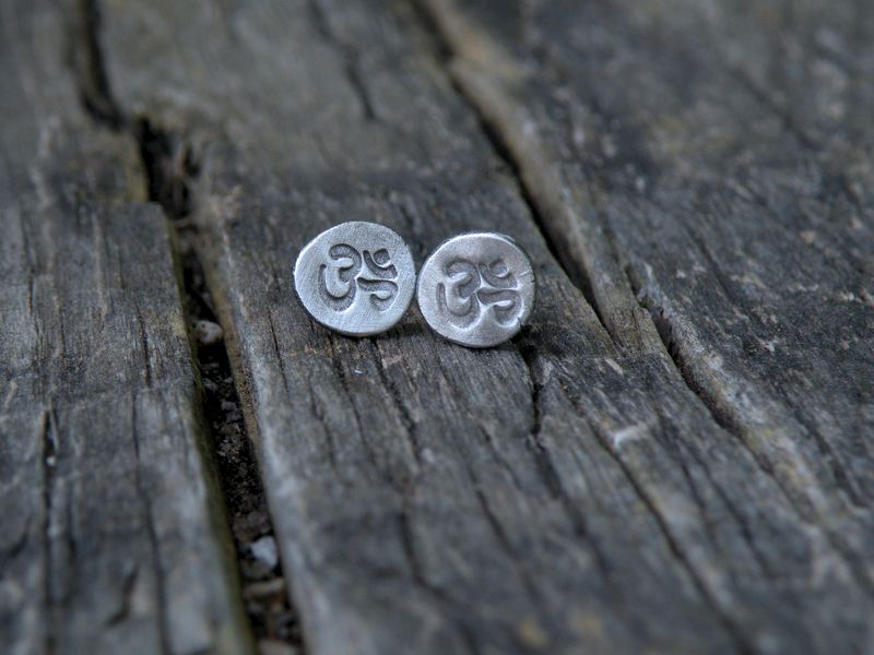 Om Post Earrings - product images  of 