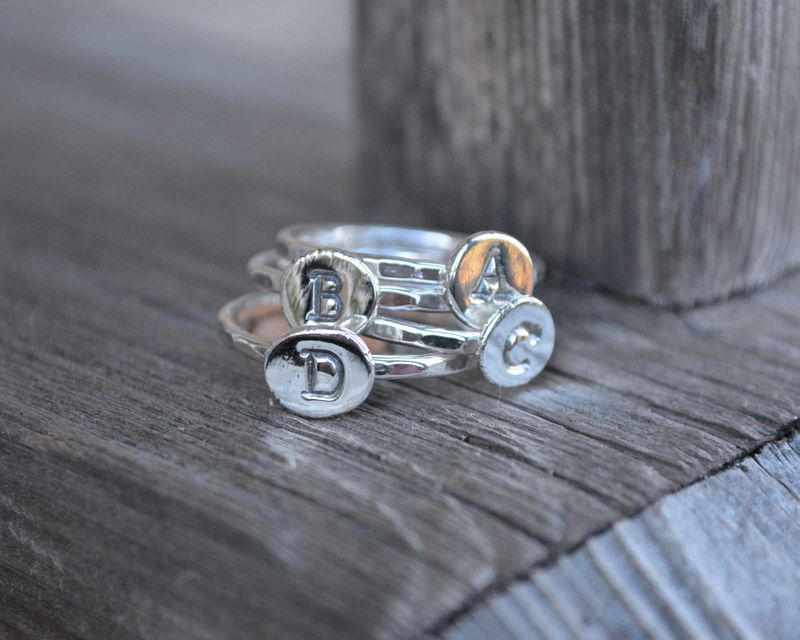 Initial Stacking Rings - product images  of 