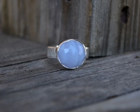 Blue,Lace,Agate,Rose,Cut,Ring,blue lace agate ring, blue lace agate rose cut ring, rose cut ring, rose cut gemstone ring, blue gemstone ring, blue gemstone, agate ring, agate, blue agate ring. blue agate, sterling silver
