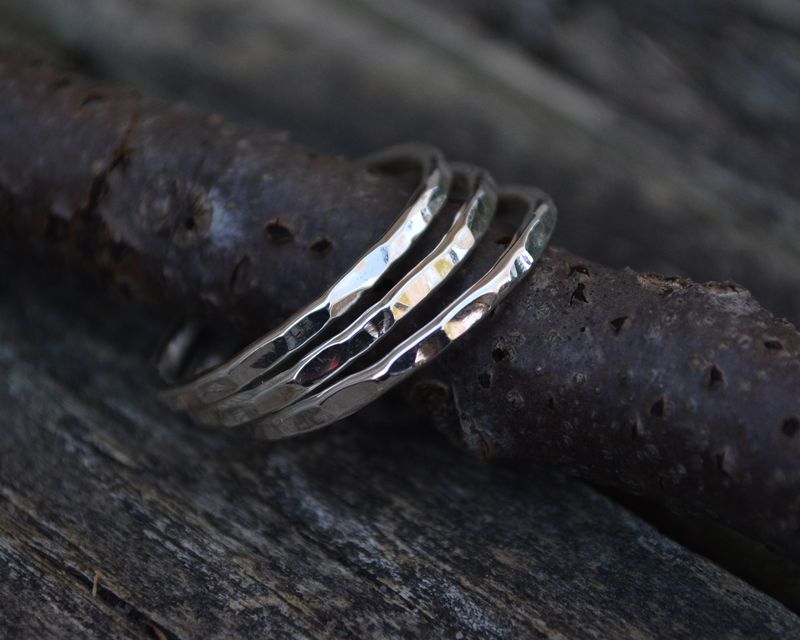 Sterling Silver Stacking Rings Set of Three - product images  of 