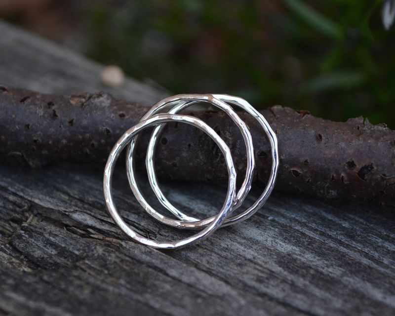 Sterling Silver Stacking Rings Set of Three - product images  of 