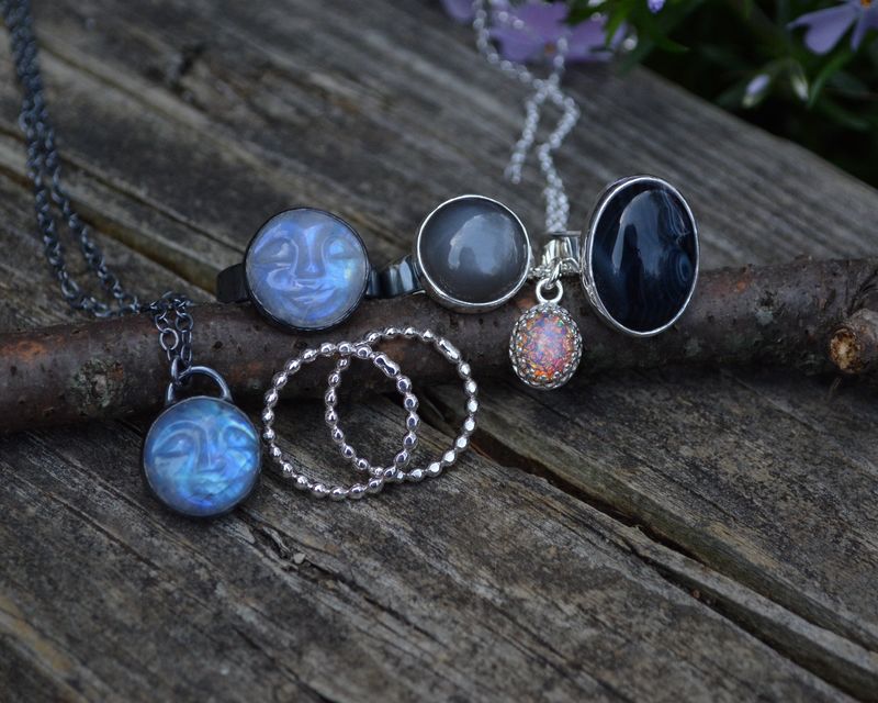 Man in the MoonStone Necklace - product images  of 