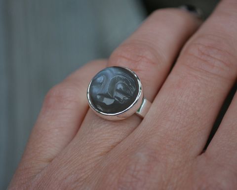 Grey,Man,In,the,Moonstone,Ring,Man in the moonstone ring, grey moonstone ring, grey moonstone, moonstone, moonstone ring, grey, sterling silver, bezel set, carved moonstone, man in the moon, man in the moon ring, man in the moonstone