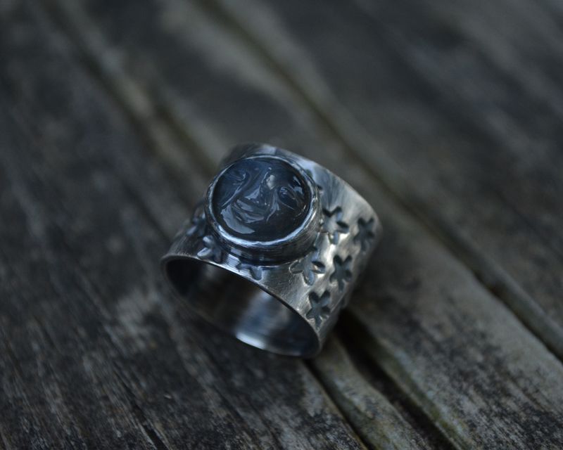 Man in the Moonstone Star Band Size 6 - product images  of 