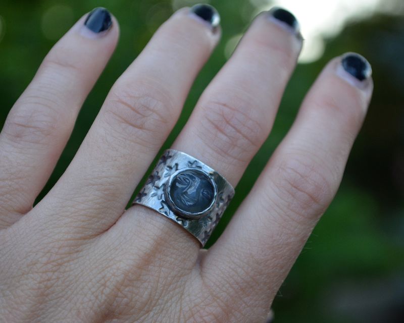 Man in the Moonstone Star Band Size 6 - product images  of 