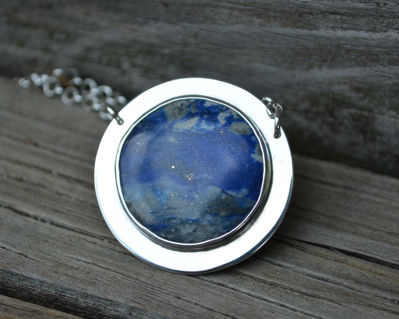 Solar Necklace - Lapis  - product images  of 