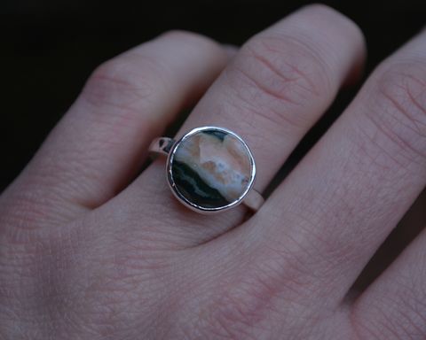 Ocean,Jasper,Ring,ocean jasper ring, ocean jasper, jasper ring, jasper, sterling silver jasper ring, handmade jasper ring, handmade ocean jasper ring, jasper gemstone ring, gemstone ring, sterling silver, 