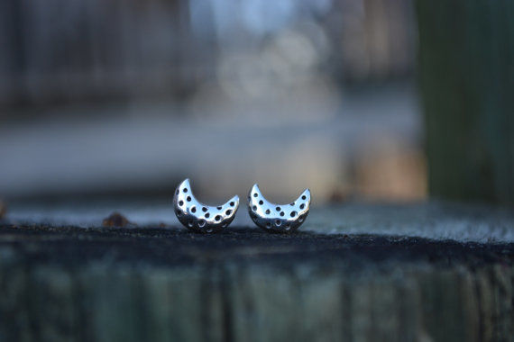 Crescent Moon Earrings - product images  of 
