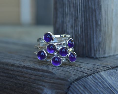 Amethyst,Stacking,Rings,amethyst stacking ring, amethyst stack ring, amethyst ring, stacking ring, purple amethyst, purple amethyst stacking ring, purple, purple gemstone ring, purple gemstone, amethyst, stelring silver