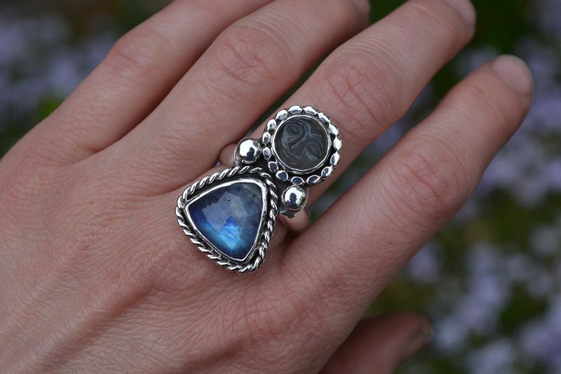 Moonstone Goddess Ring Size 6.5 - product images  of 
