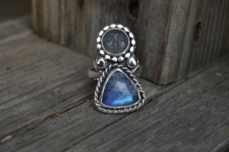Moonstone Goddess Ring Size 6.5 - product images  of 