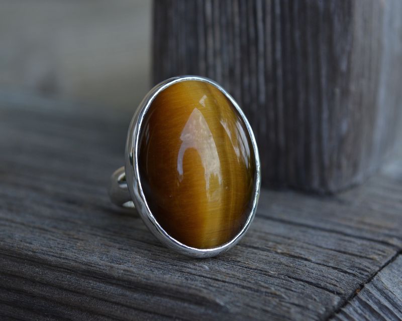 Large Tigers Eye Ring  - product images  of 