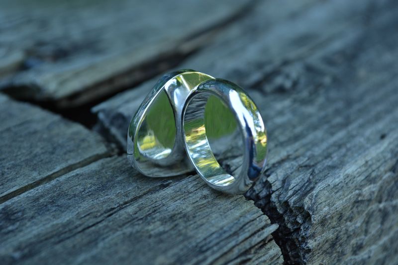 Labradorite Rose Cut Ring - product images  of 