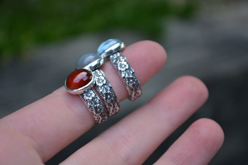 Hessonite Garnet Ring - product images  of 