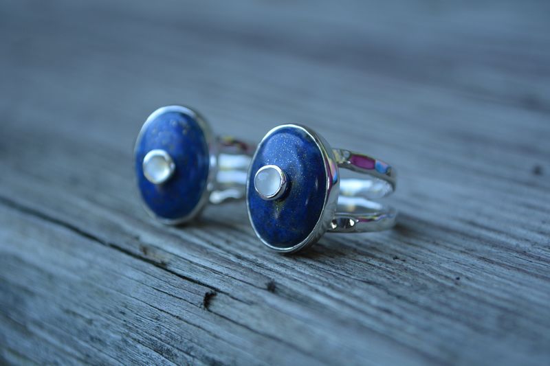 Lapis Moonstone Rings - product images  of 