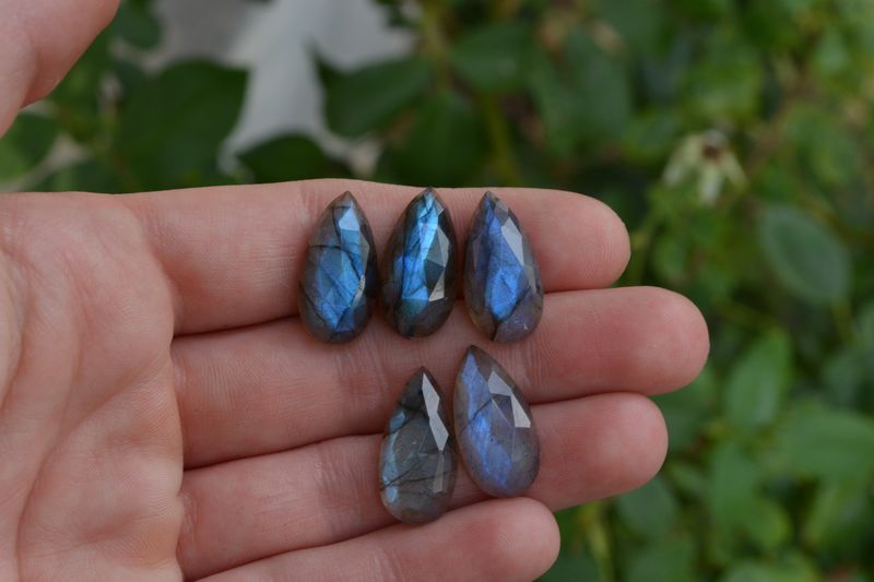 Labradorite Rose Cut Ring - product images  of 
