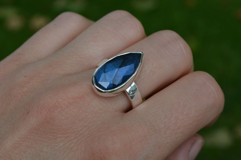 Labradorite Rose Cut Ring - product images  of 