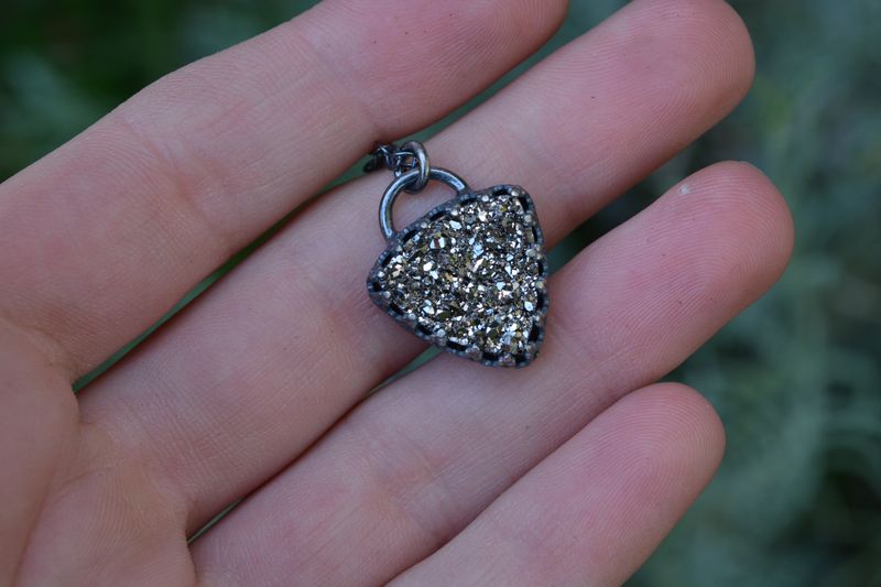 Silver Druzy Necklace - product images  of 