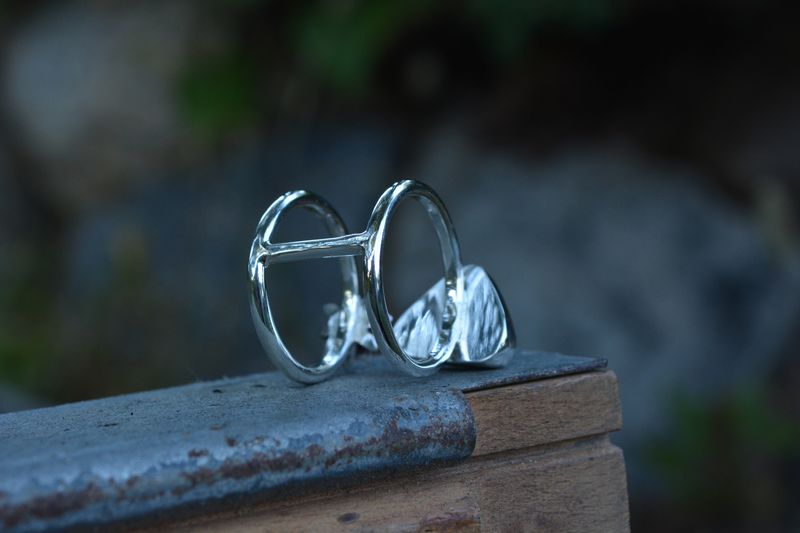 Turquoise Daisy Double Banded Ring Size 7 - product images  of 